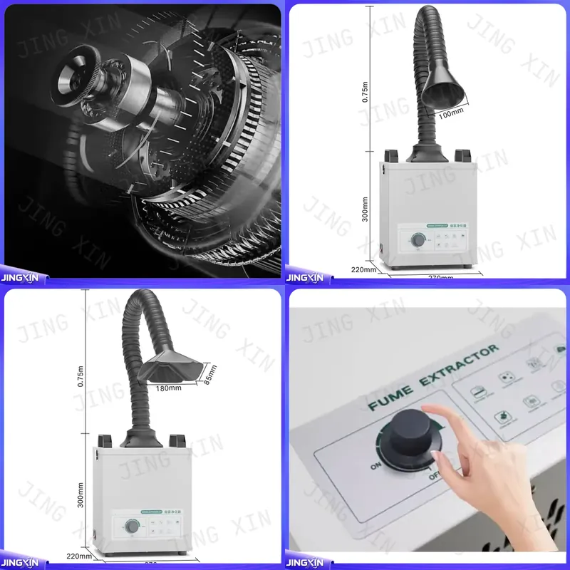 Industrial Laser Fume Extractor - custom for 120W Smoke Purifier For