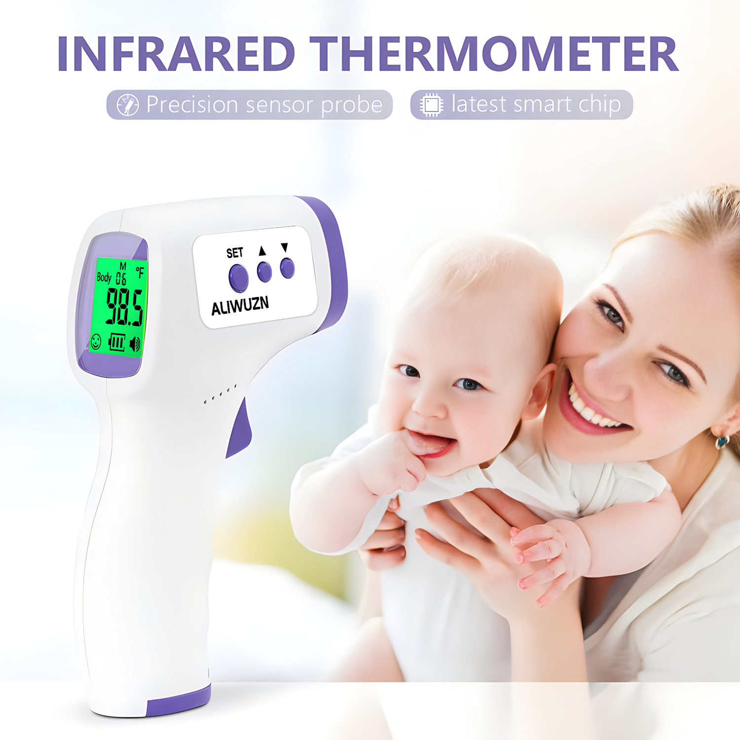 Medical Fever Infrared Thermom - đánh giá và giá Industrial Laser Temperature Sensor