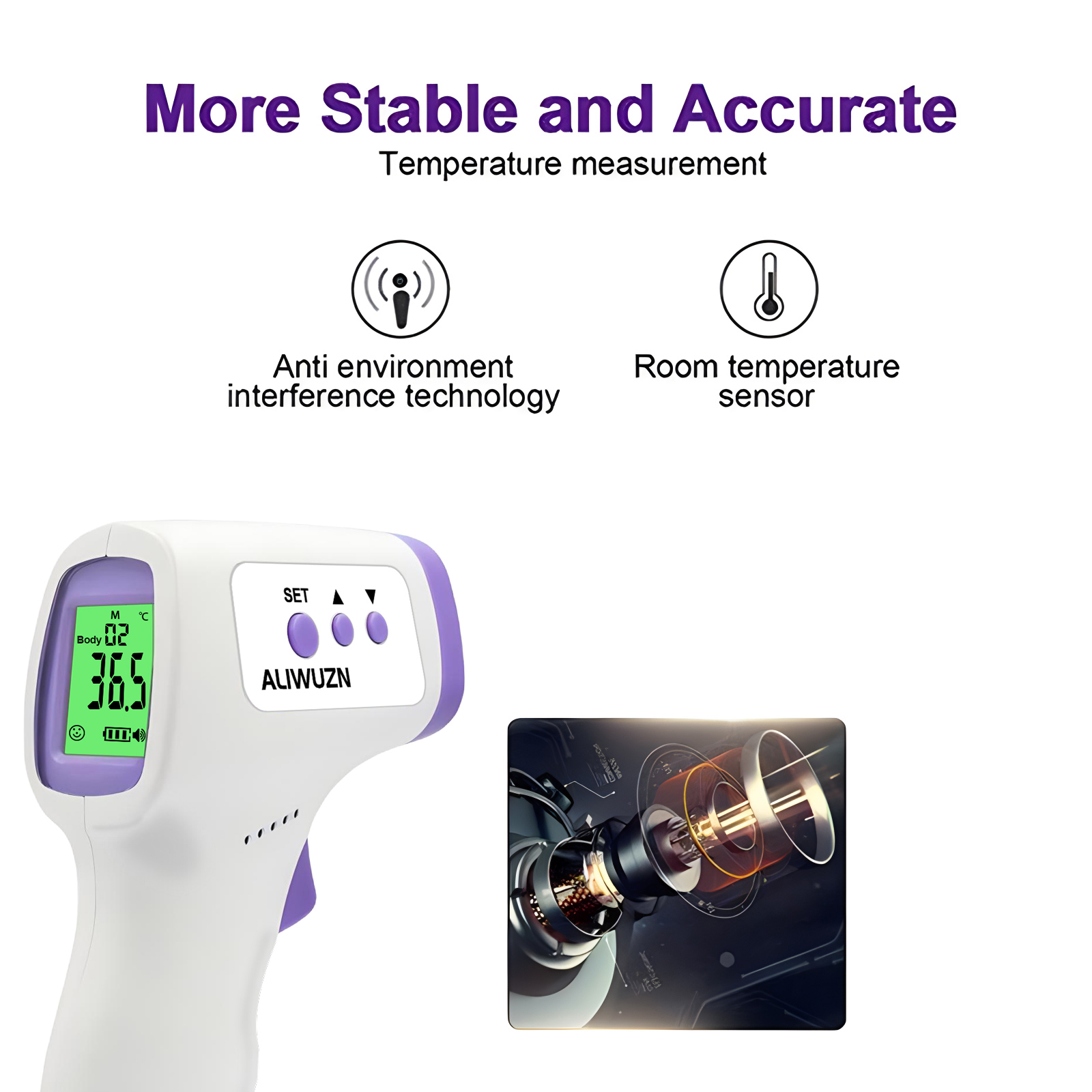 Medical Fever Infrared Thermom - đánh giá và giá Industrial Laser Temperature Sensor