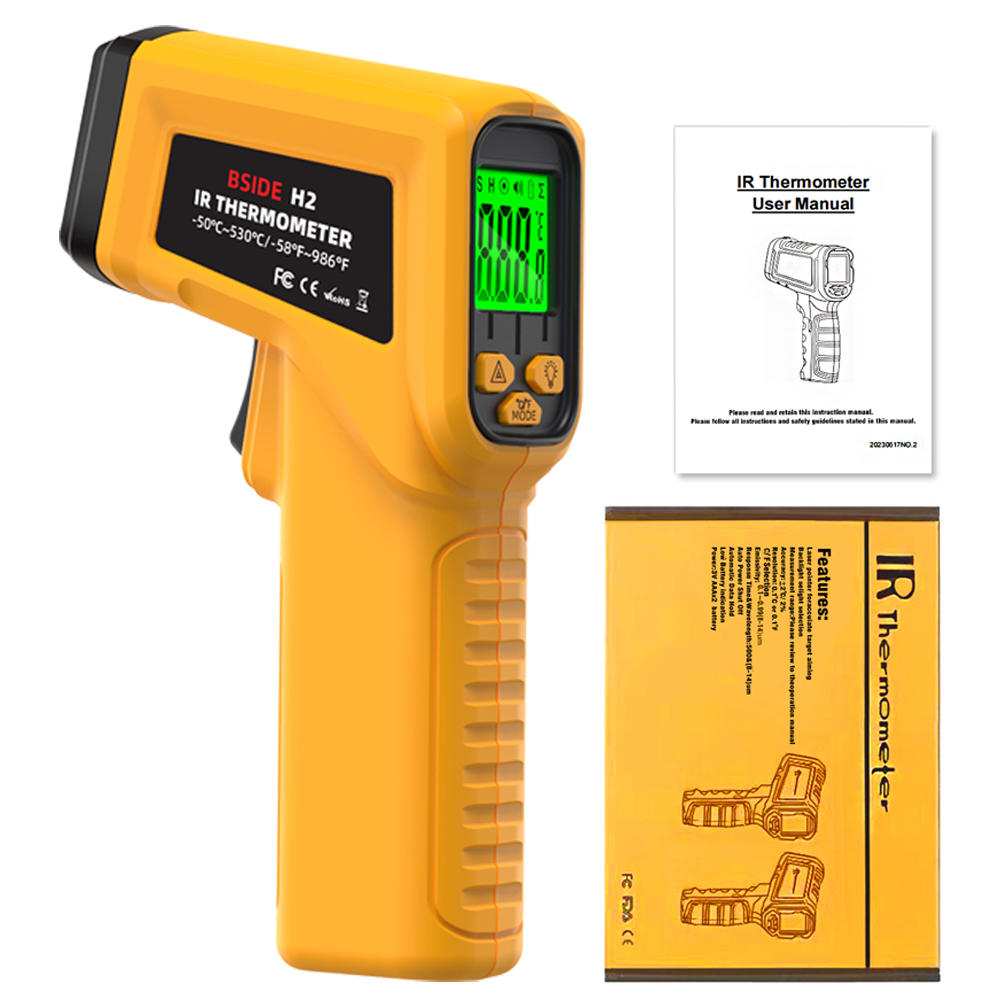 BSIDE Infrared Thermometer H2  - đánh giá và giá Industrial Laser Temperature Sensor