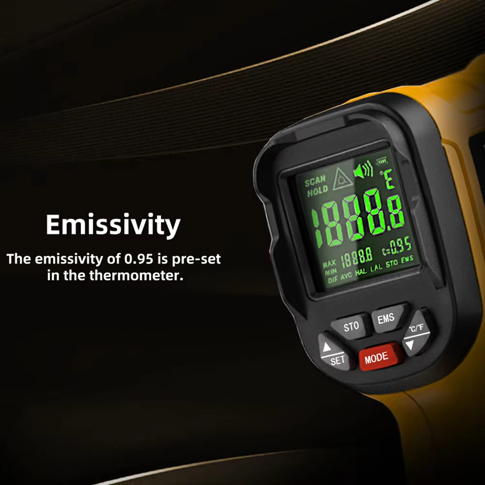 BSIDE Infrared Thermometer H2  - đánh giá và giá Industrial Laser Temperature Sensor
