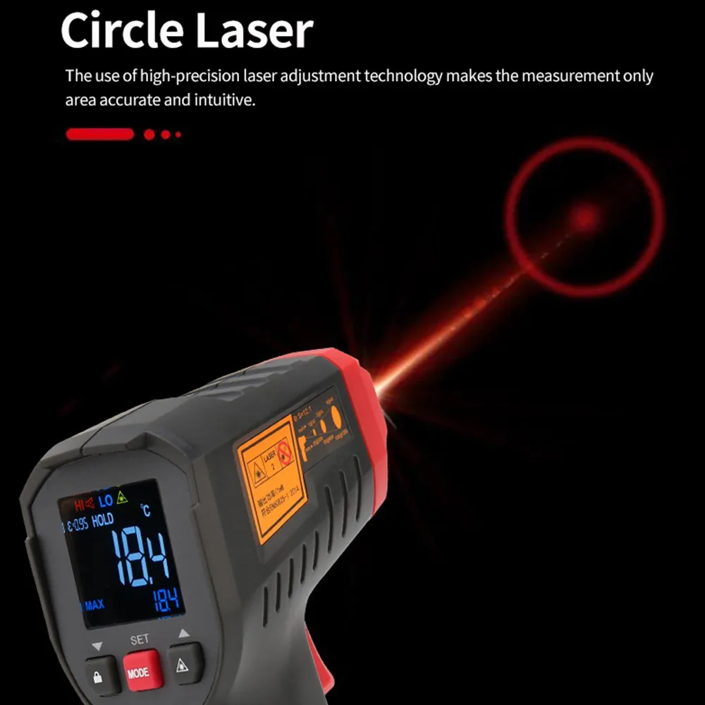 UNI-T UT306S UT306C Digital Th - đánh giá và giá Industrial Laser Temperature Sensor