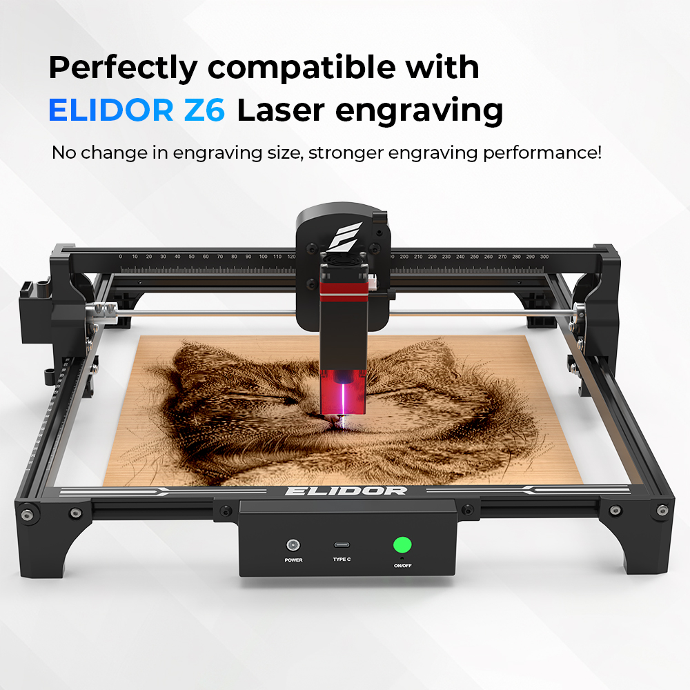ELIDOR Z6 6W/12W Laser Module  - đánh giá và giá Laser Engraving Software