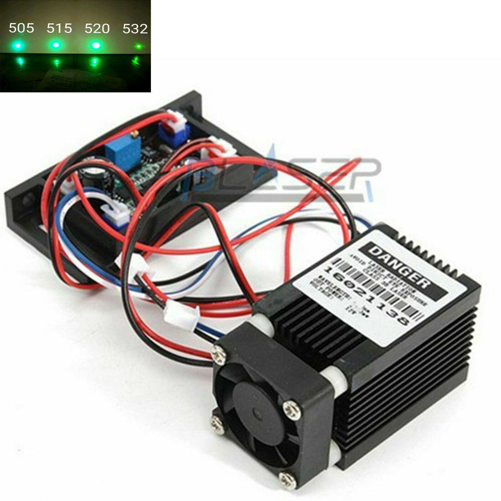 Focusable 520nm 100mW Grass Gr - đánh giá và giá Diode Laser Module