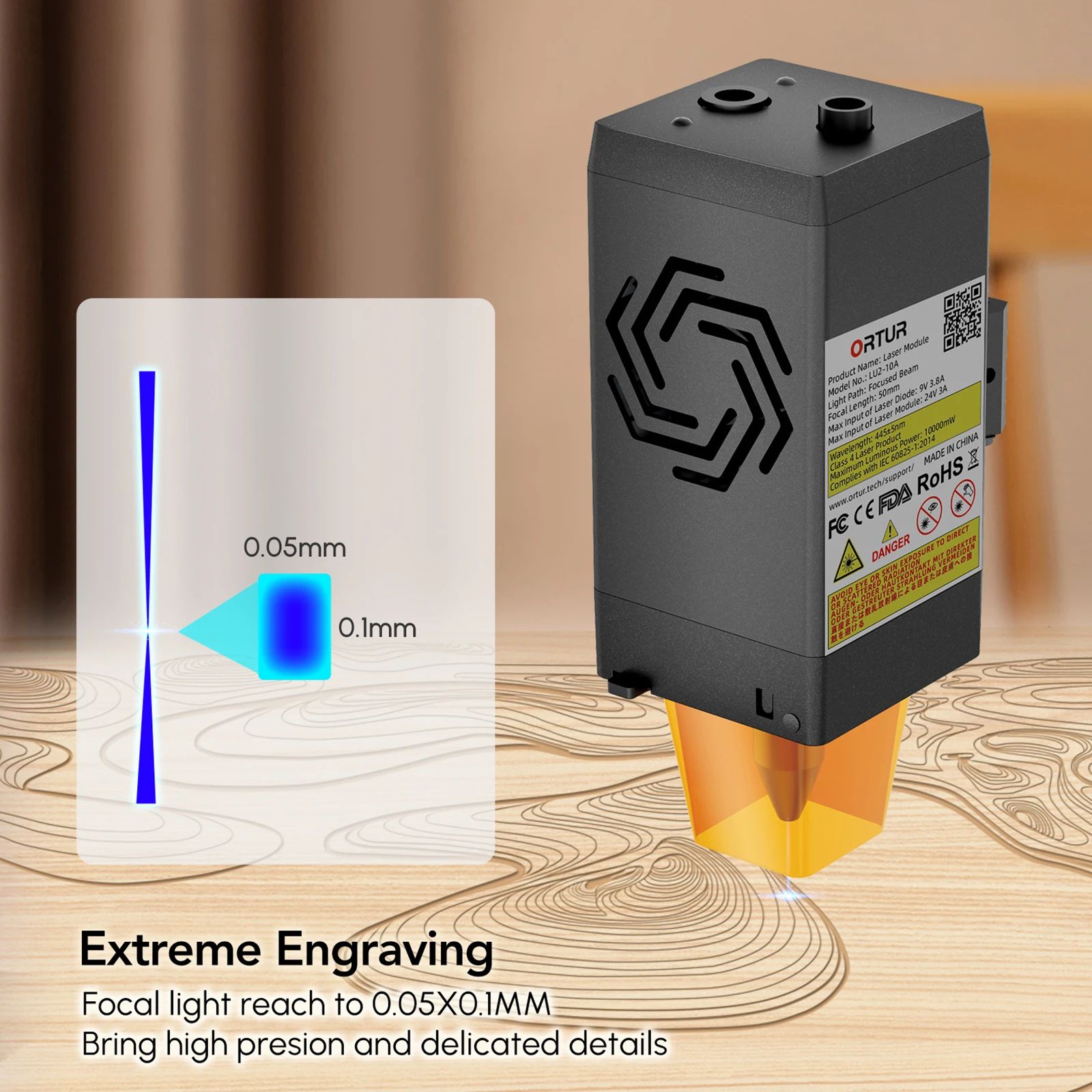 ORTUR LU2-10A 10W High Precisi - đánh giá và giá Laser Engraving Software