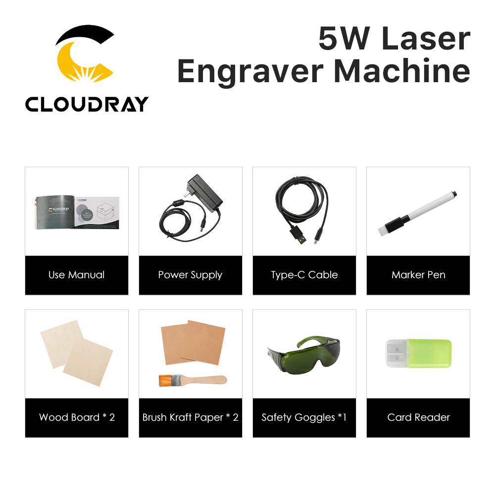 Cloudray Laser Engraver BM1 Ma - đánh giá và giá Industrial Laser Equipment